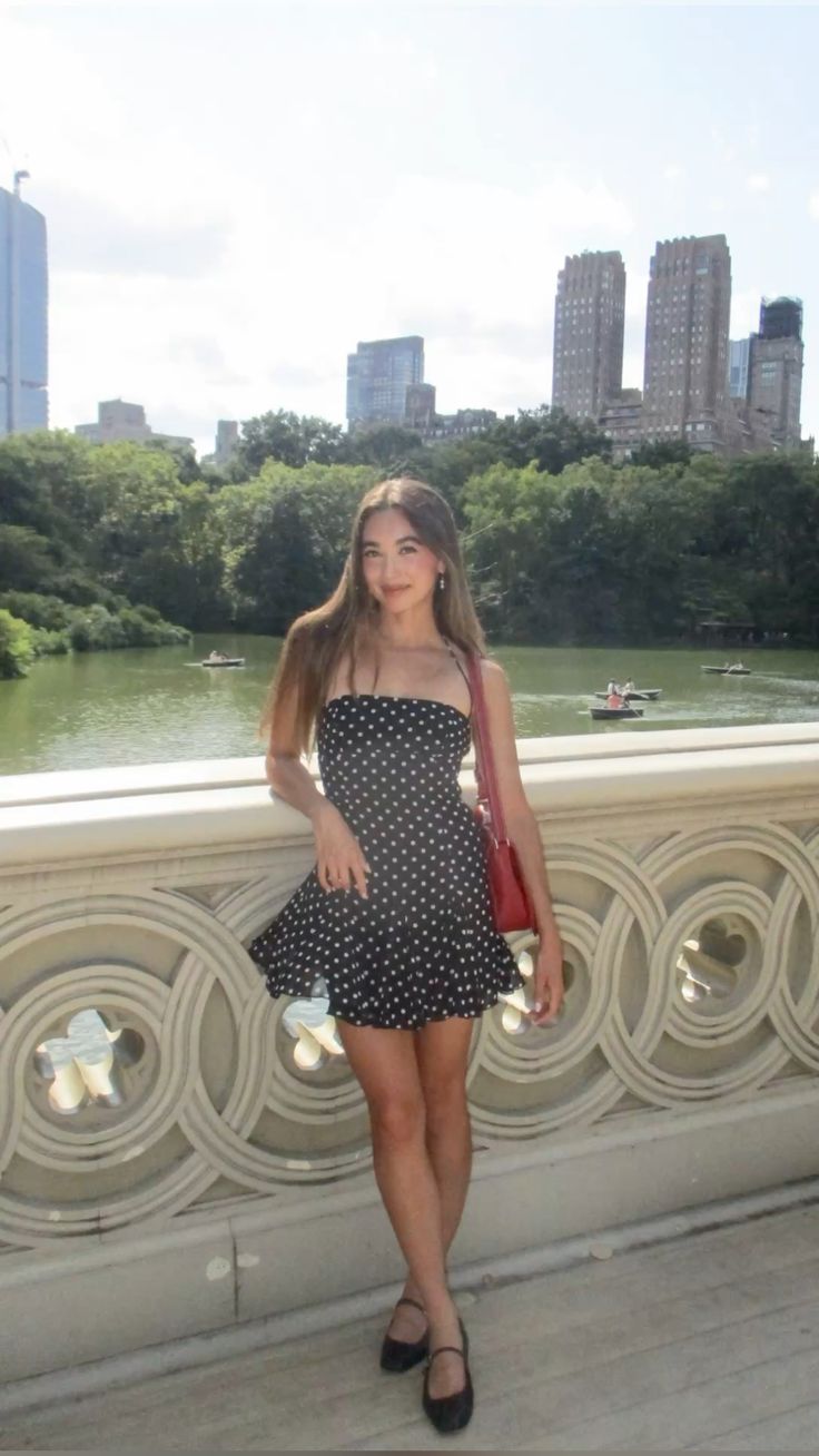 Sheath Hoco Dress Inspo Homecoming Classy Polka Dot Little Black Dresses Cute Party Outfit for Women MP359
