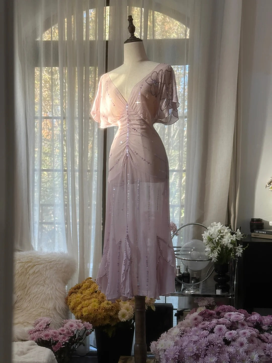 Cute Homecoming Dresses Mermaid Spaghetti Strap Lilac Knee Length Cocktail Graduation Outfits MP1138