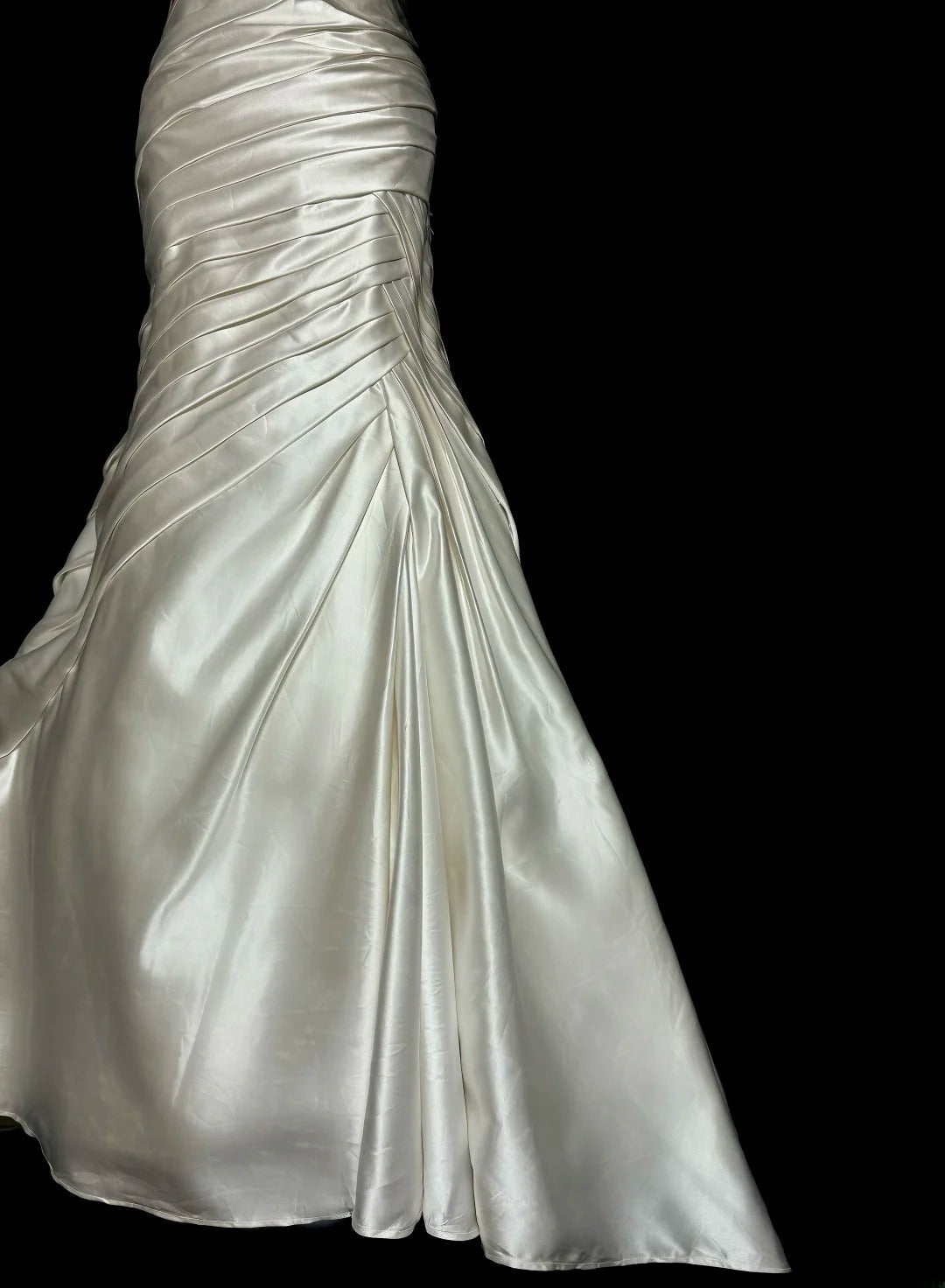 Modest Mermaid Sweetheart Taffeta Ivory Sleeveless Prom Dresses With Ruffles Long Formal Dresses Graduation Gown MP402