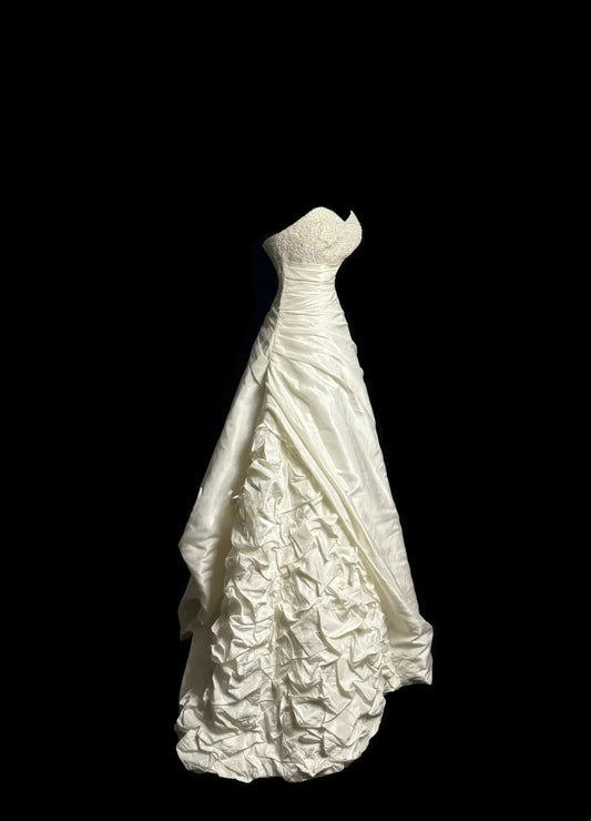 Classy Ball Gown Sweetheart White Sleeveless Formal Gown Prom Dresses Inspiration Formal Dress MP1229
