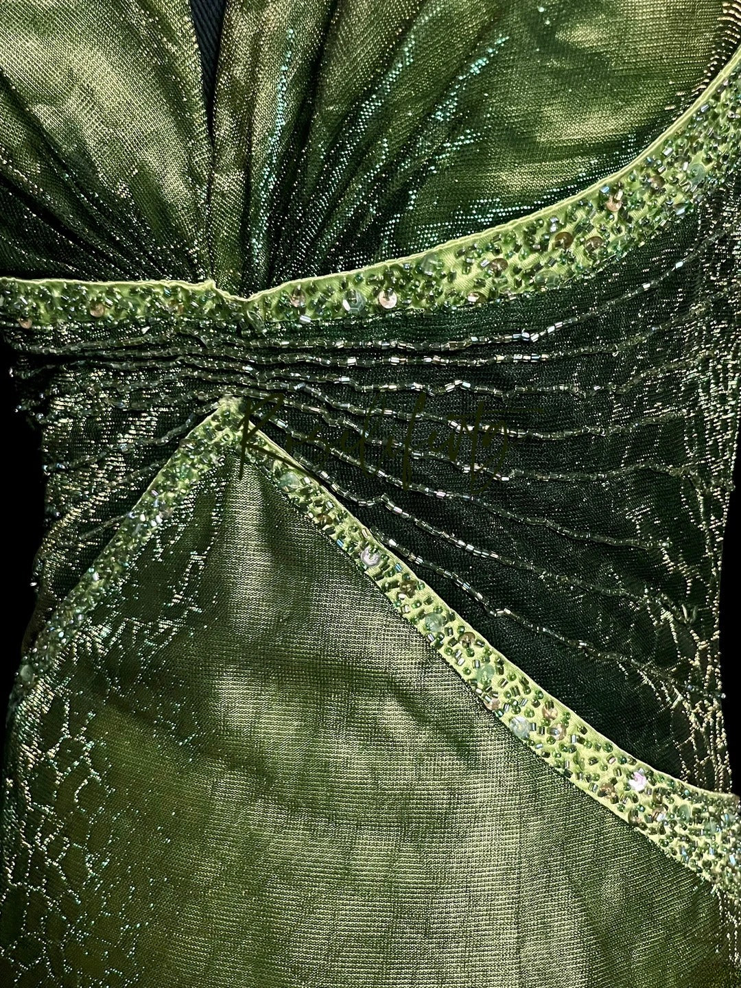 Vintage Mermaid Spaghetti Strap Green Retro Themed Prom Outfits 90s Y2K Evening Dress Formal Dresses MP1435