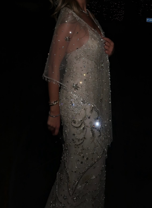 Glamorous Mermaid Spaghetti Strap Champagne With Beaded Sleeveless Long Prom Dresses MP709