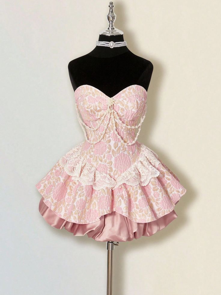 Einfaches Ballkleid, herzförmiger Ausschnitt, rosa Satin, kurz, Outfits zum 16. Geburtstag, Heimkehrkleider MP873