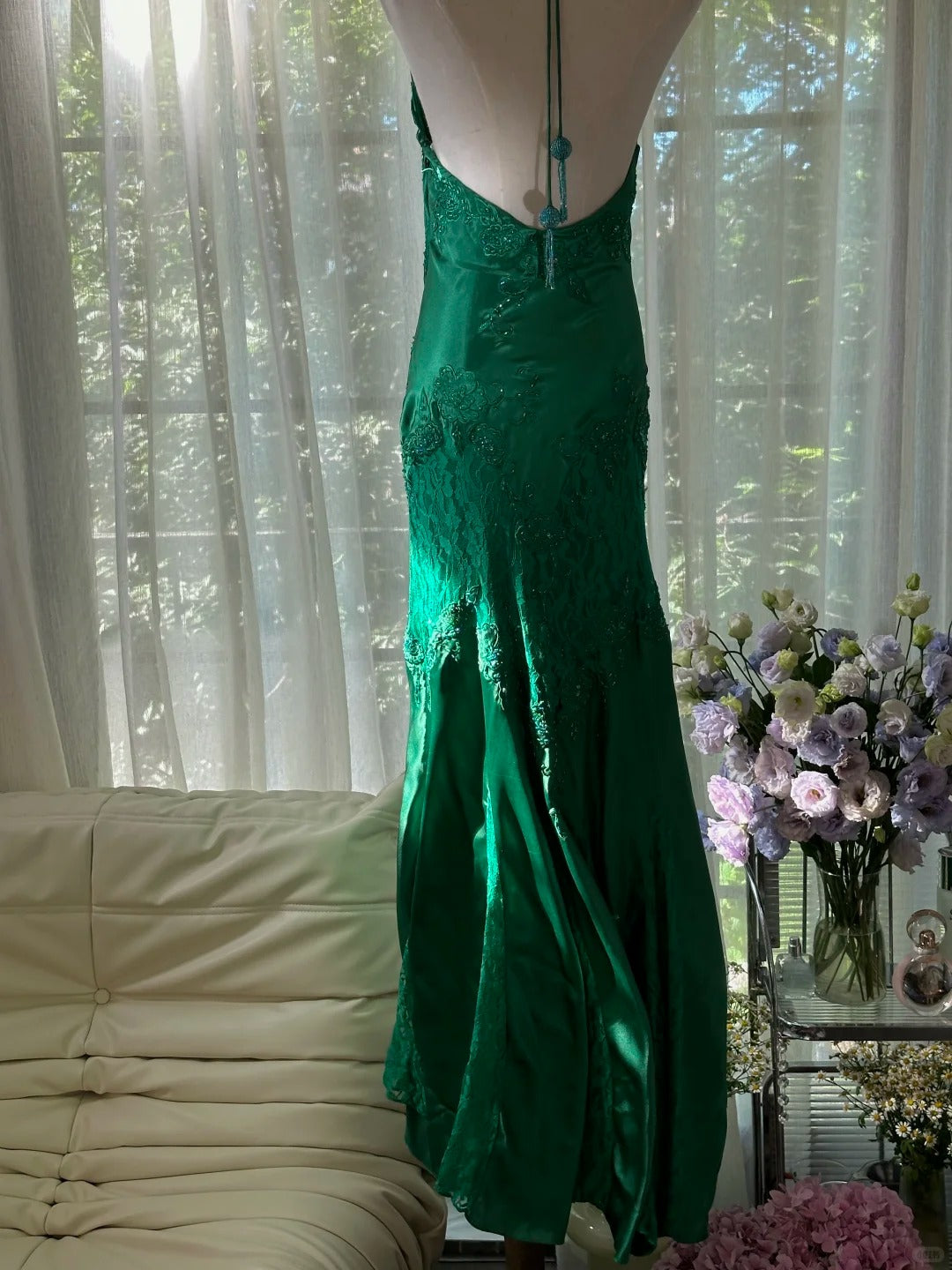 Modest Sheath V Neck Dark Green Backless Chiffon Floor Length Sleeveless Formal Gown Evening Prom Dresses MP1074