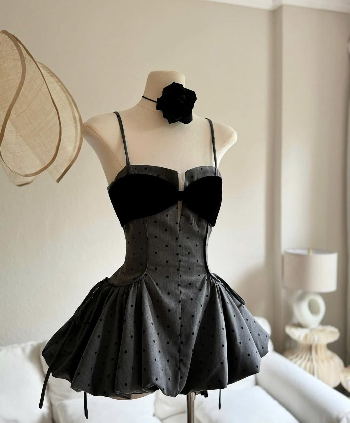 Affordable Ball Gown Spaghetti Straps Grey For Black Girls Homecoming Dresses Mini Hoco Gown Cocktail Outfit MP1248