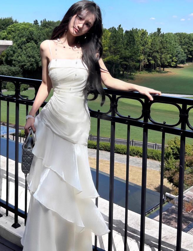 Vintage-Inspired Birthday Party Dresses Pink Ruffled Layered Fairy-tale Graduation Prom Dresses MP303