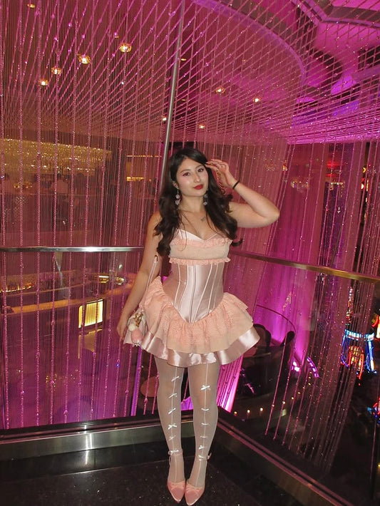 Modernes Cocktail-Ballkleid in Rouge-Pink mit Herzausschnitt, formell für Geburtstag, Spitze, Homecoming, Partykleider MP562