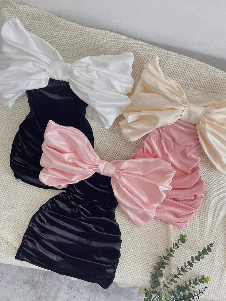 Charmantes Etui, trägerlos, Pink, mit Schleife, Satin, kurzes Minikleid, zum 15. 16. Geburtstag, für den Abschlussball, MP670