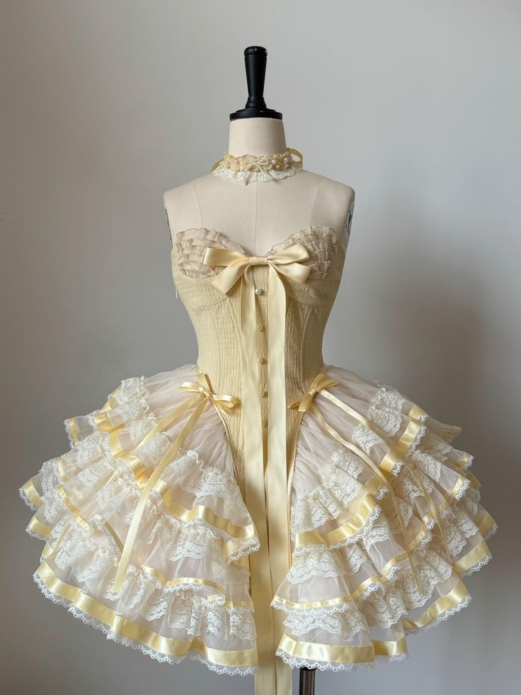 Princess Ball Gown Sweetheart Yellow For High School Teens Homecoming Dresses Lolita Hoco Gown Formal Dress MP1279