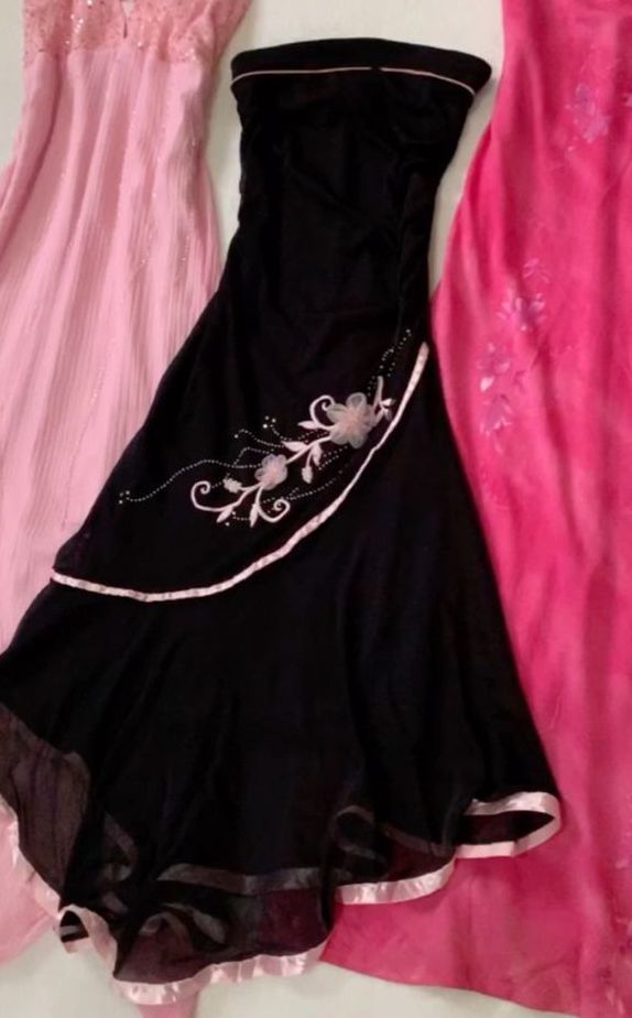 Hübsches schwarzes Modekleid Geburtstagsparty Kurz Abschlussfeier Heimkehr 15. Geburtstagsoutfits MP930