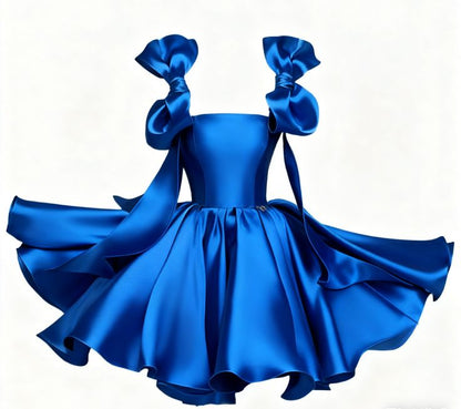 Hübsches Ballkleid Spaghettiträger Rosa Satin Kurz Mini Formelles 8. Klasse Homecoming Kleid Party Outfits MP535