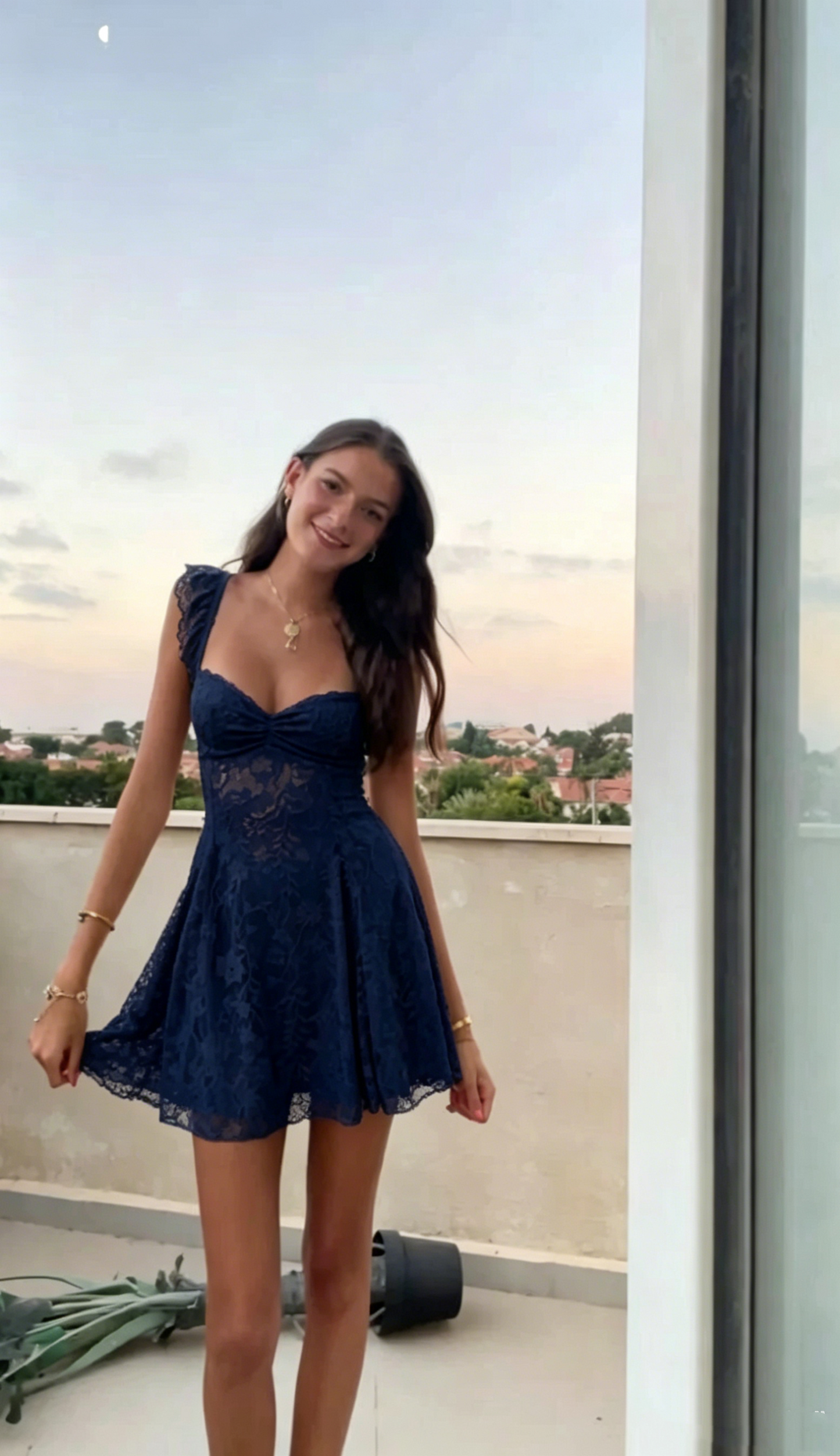 Belles robes de cocktail courtes à col cœur et dentelle pour fête de 16 ans MP341