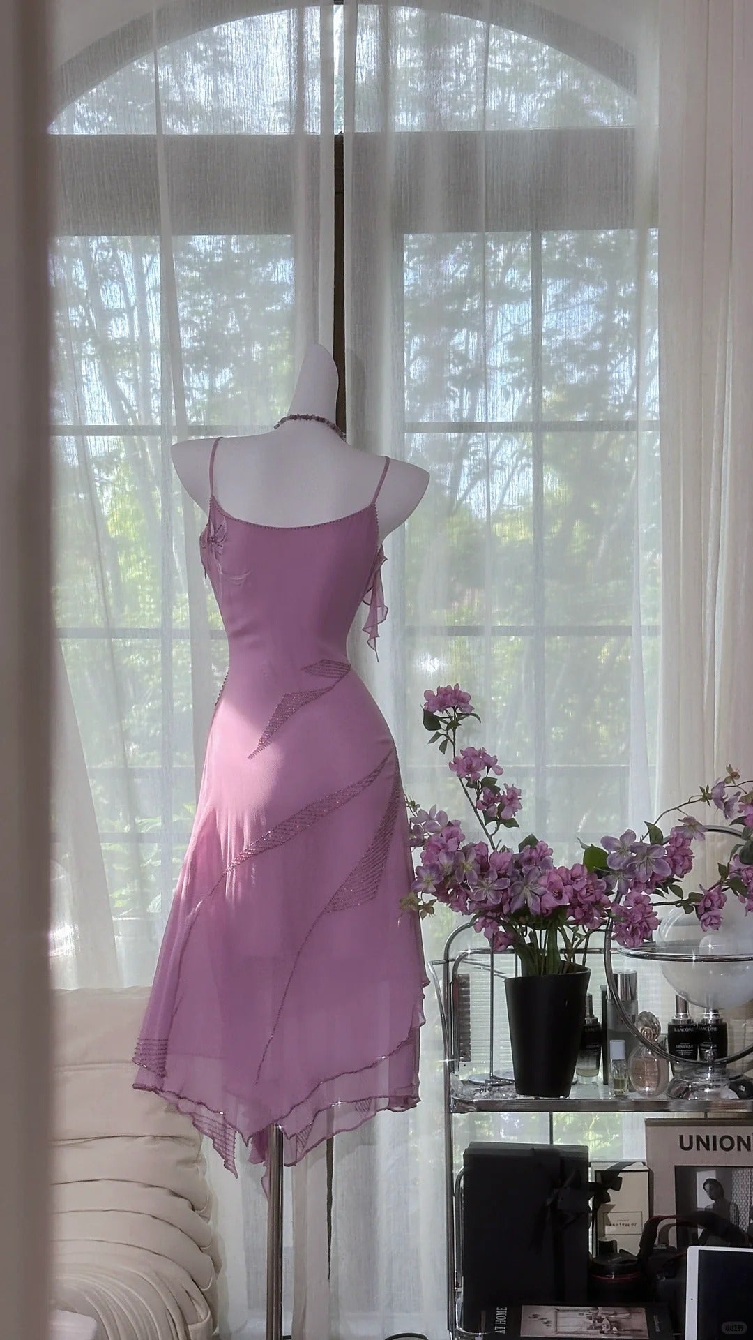 Lilac Homecoming Dresses Sheath Spaghetti Strap Short Party Graduation Outfits MP979