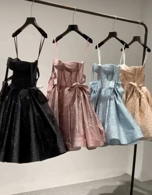 Edles Ballkleid, Sweetheart-Ausschnitt, Schwarz, Pailletten, Kurz, Mini, 16. Geburtstag, Homecoming-Kleid MP608
