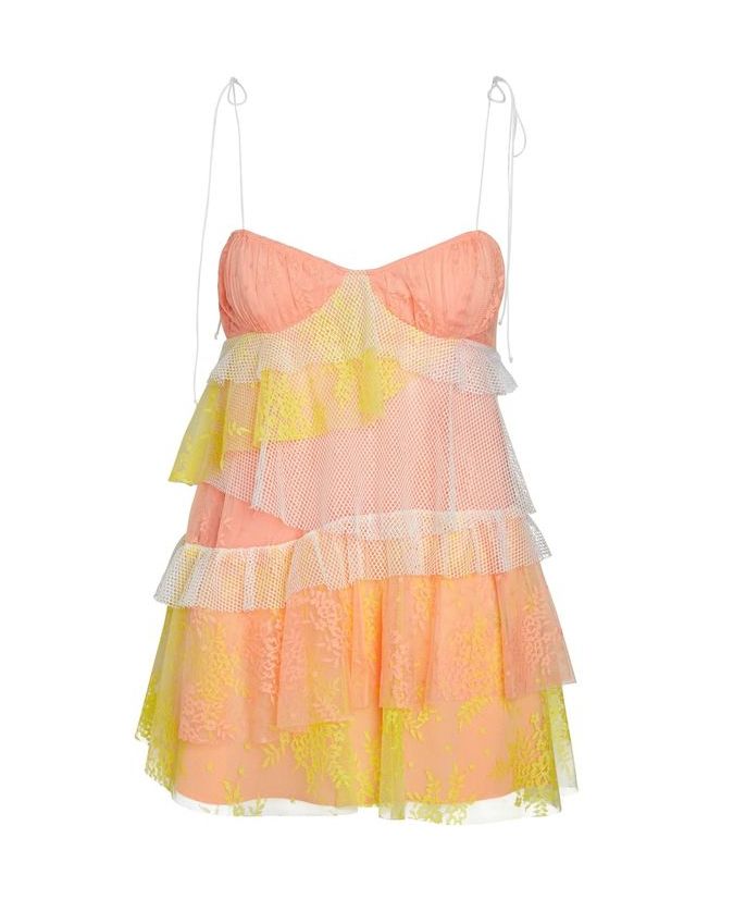 Spaghettiträger-Spitzen-Heimkehrkleider Mini Hoco Kleid MP315