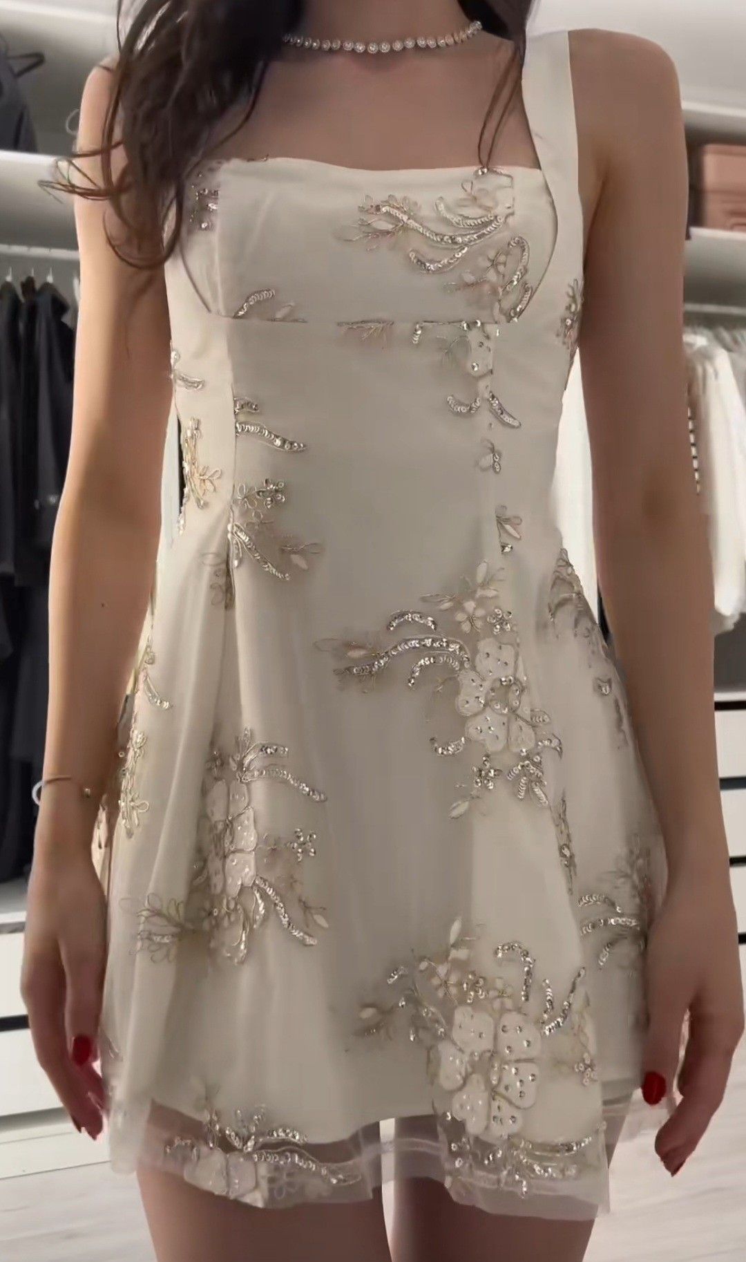 Cute A line Square Neck White Lace Dance Short Mini Homecoming Dresses Inspo Hoco Gown Idea MP1400