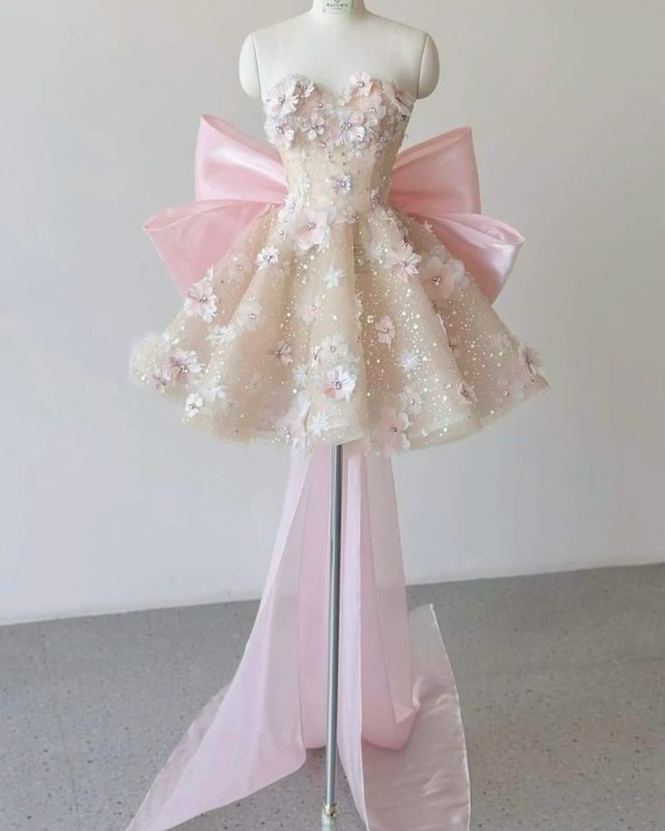 Fashionable Cocktail Ball Gown Sweetheart Pink Lace Formal Birthday Mini Short Homecoming Party Dress MP678