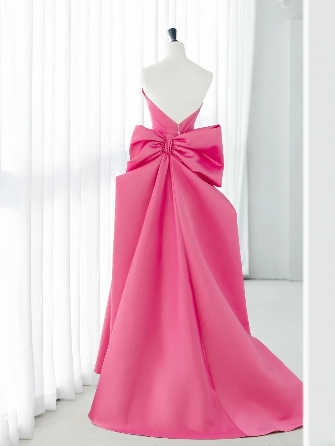 Modest Long Prom Dresses A Line Sweetheart Pink Satin Senior Formal Dress Ideas Graduation Gown MP246