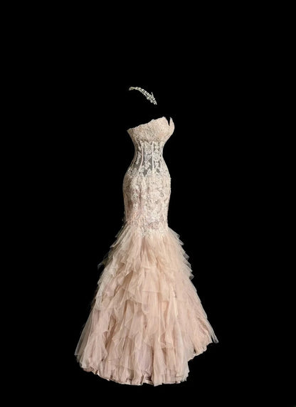 Bescheidene lange 80er Jahre Ballkleider Meerjungfrau Sweetheart Rouge Rosa Vintage Abendkleid Abschlusskleid MP381