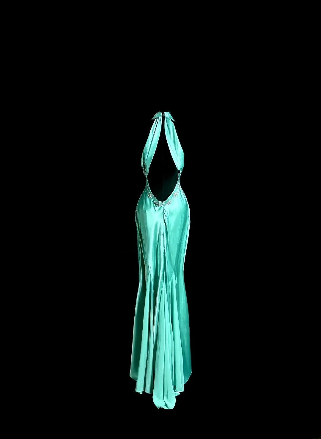 Bescheidene lange Ballkleider Meerjungfrau V-Ausschnitt Blau mit plissiertem Satin-Festkleid Abschlussballkleid MP384
