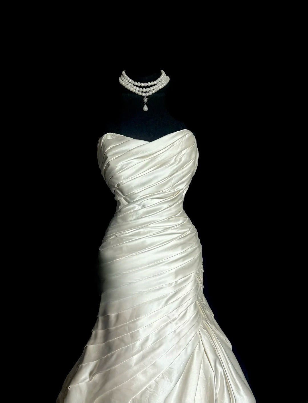 Modest Mermaid Sweetheart Taffeta Ivory Sleeveless Prom Dresses With Ruffles Long Formal Dresses Graduation Gown MP402
