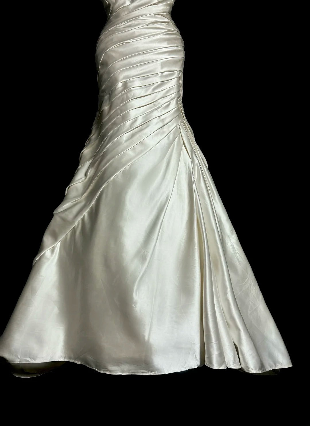 Modest Mermaid Sweetheart Taffeta Ivory Sleeveless Prom Dresses With Ruffles Long Formal Dresses Graduation Gown MP402