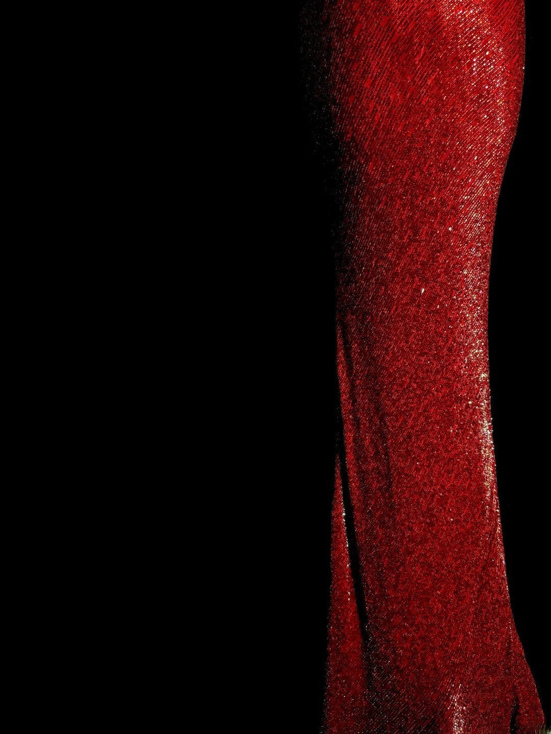 Sparkly Mermaid Spaghetti Strap Red Sequin Sleeveless Prom Dresses Long Formal Dresses Graduation Gown MP403