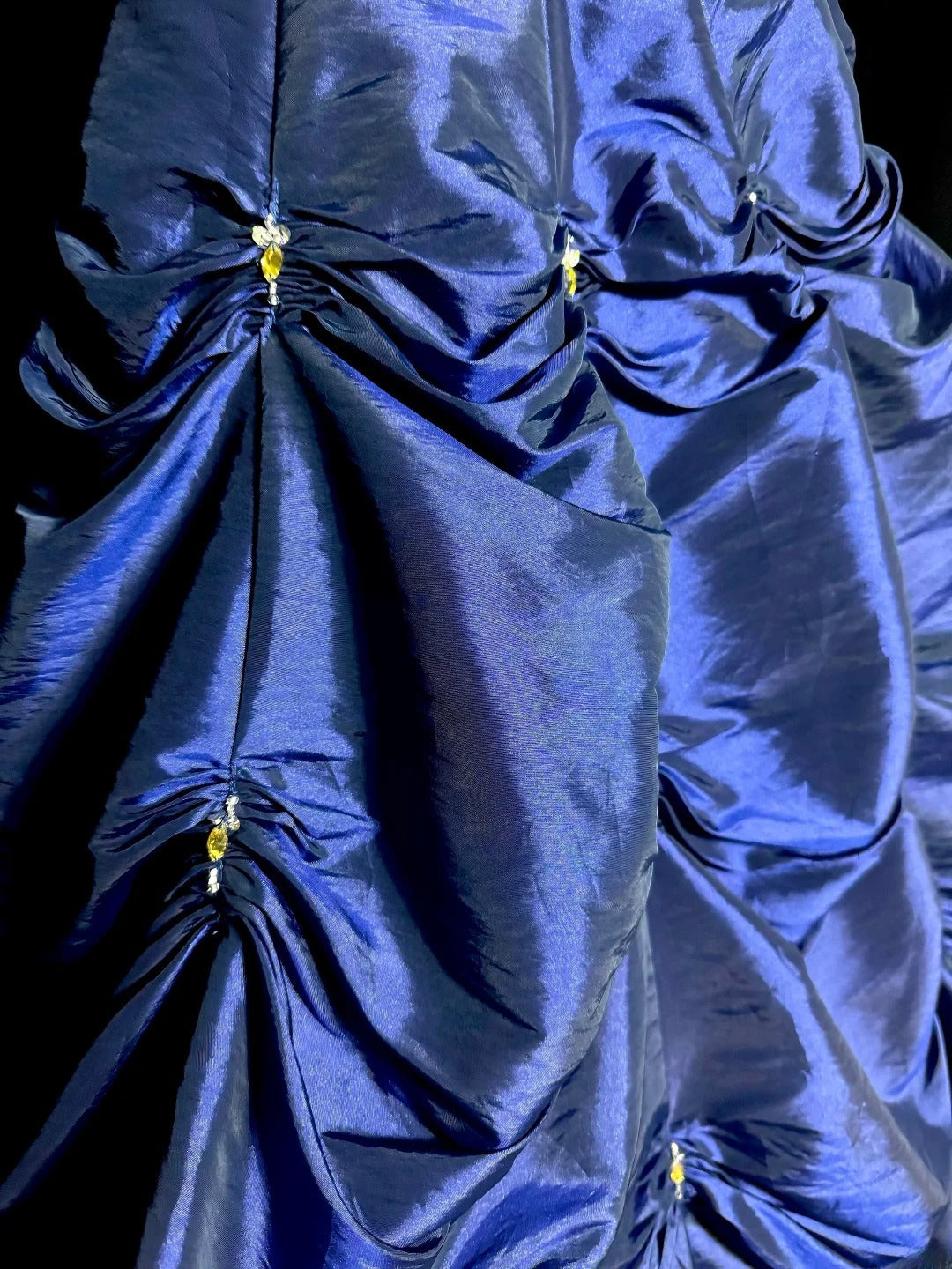 Classy Retro Ball Gown Sweetheart Royal Blue With Straps Sleeveless Masquerade Prom Dresses Long Formal Dress Graduation Gown MP491