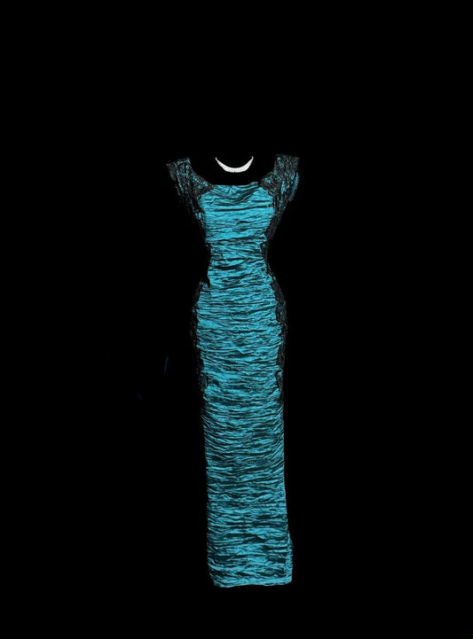 Elegant Sheath Square With Ruffle Folds Sleeveless Masquerade Prom Dresses Long Formal Dress Graduation Gown MP517