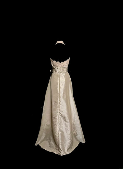 Simple A Line Halter Champagne Satin Ankle  Length Prom Dress Sleeveless Women Party Gowns MP529