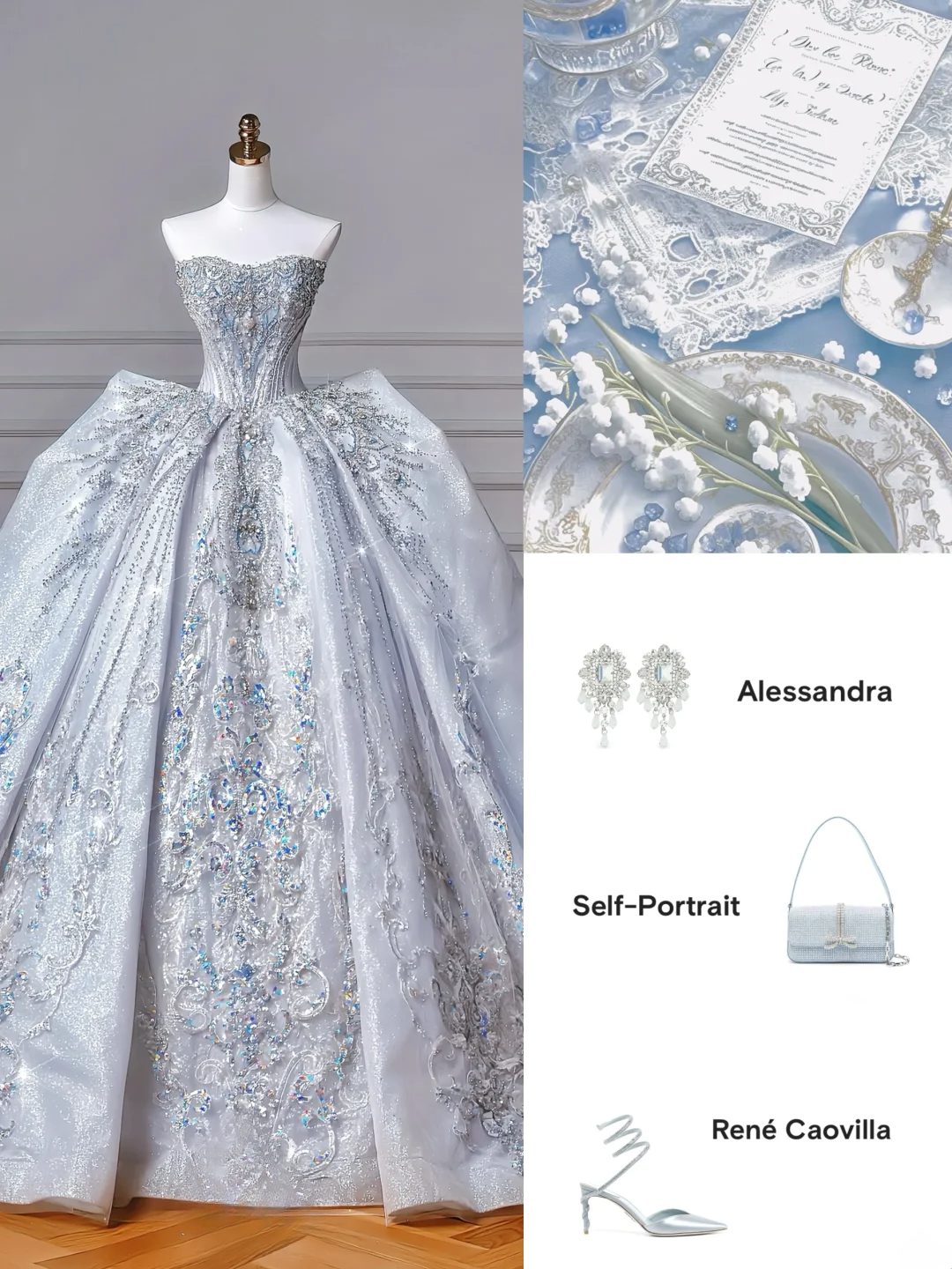 Prinzessin Ballkleid Herzförmiger Ausschnitt Pailletten Glitzer Hellblau Mit Kristallen Perlenbesetztes Oberteil Applikationen Prinzessin Brautkleider Hochzeitskleider MP050