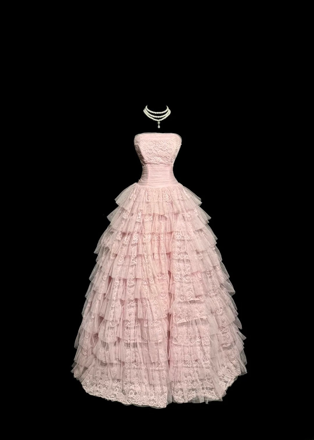 Robe de Bal Vintage sans Bretelles Thème Rétro pour Bal de Promo avec Volants Robe de Soirée Longue Années 2000 Inspiration Robes de Bal Tendance MP1181