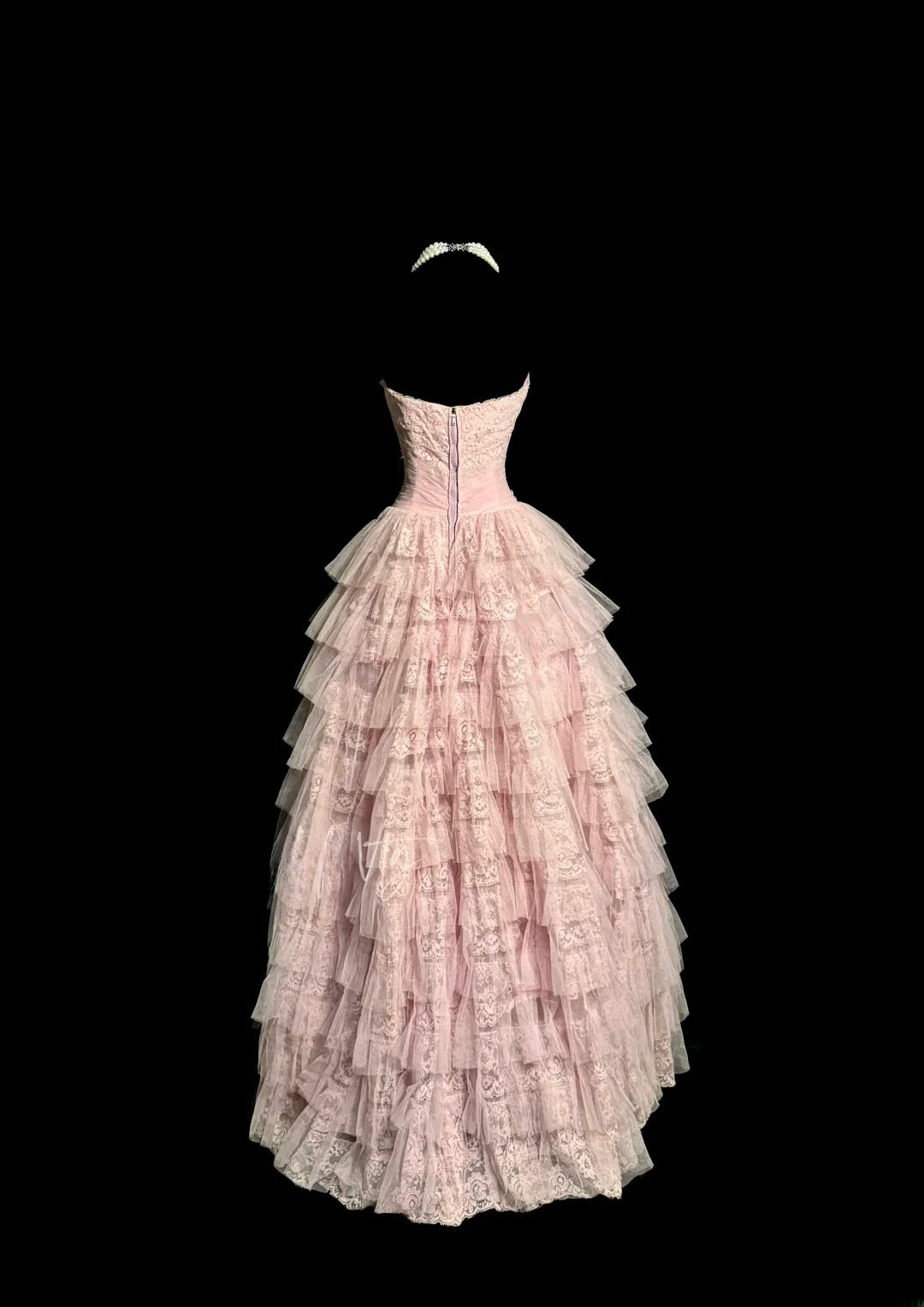 Robe de Bal Vintage sans Bretelles Thème Rétro pour Bal de Promo avec Volants Robe de Soirée Longue Années 2000 Inspiration Robes de Bal Tendance MP1181
