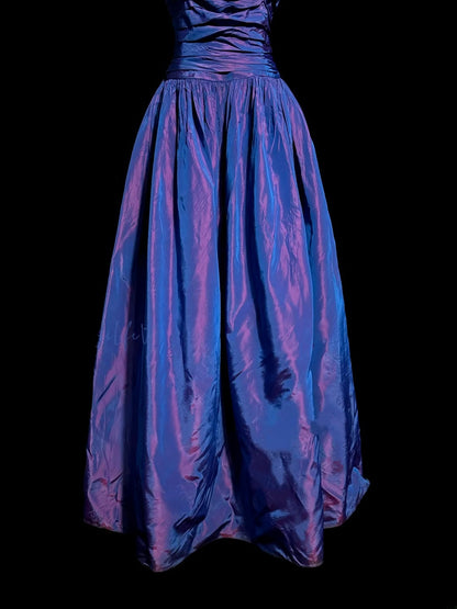 Vintage Ball Gown Strapless Retro Themed Prom Outfits 80s With Ruffles Long Y2K Evening Dress Formal Dresses MP1182