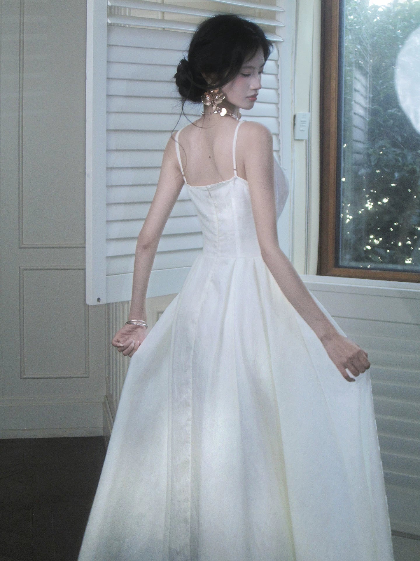 Charming A Line Spaghetti Strap White Lace 18th Birthday Gown For Women Party Dresses Holiday Beach Outfits MP211