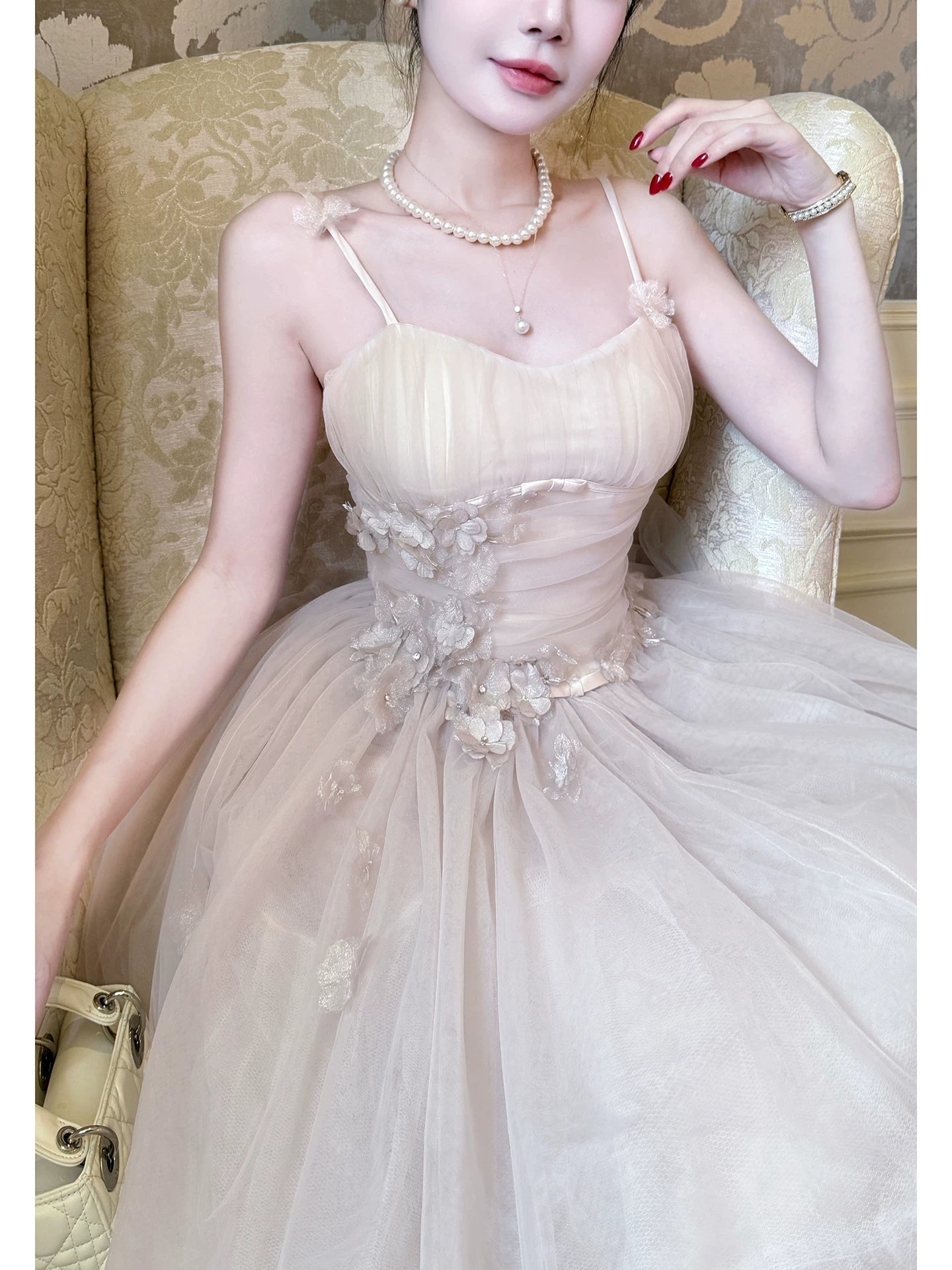 Charming A Line Spaghetti Strap Pink Tulle 18th Birthday Gown For Women Party Dresses Holiday Beach Outfits MP212