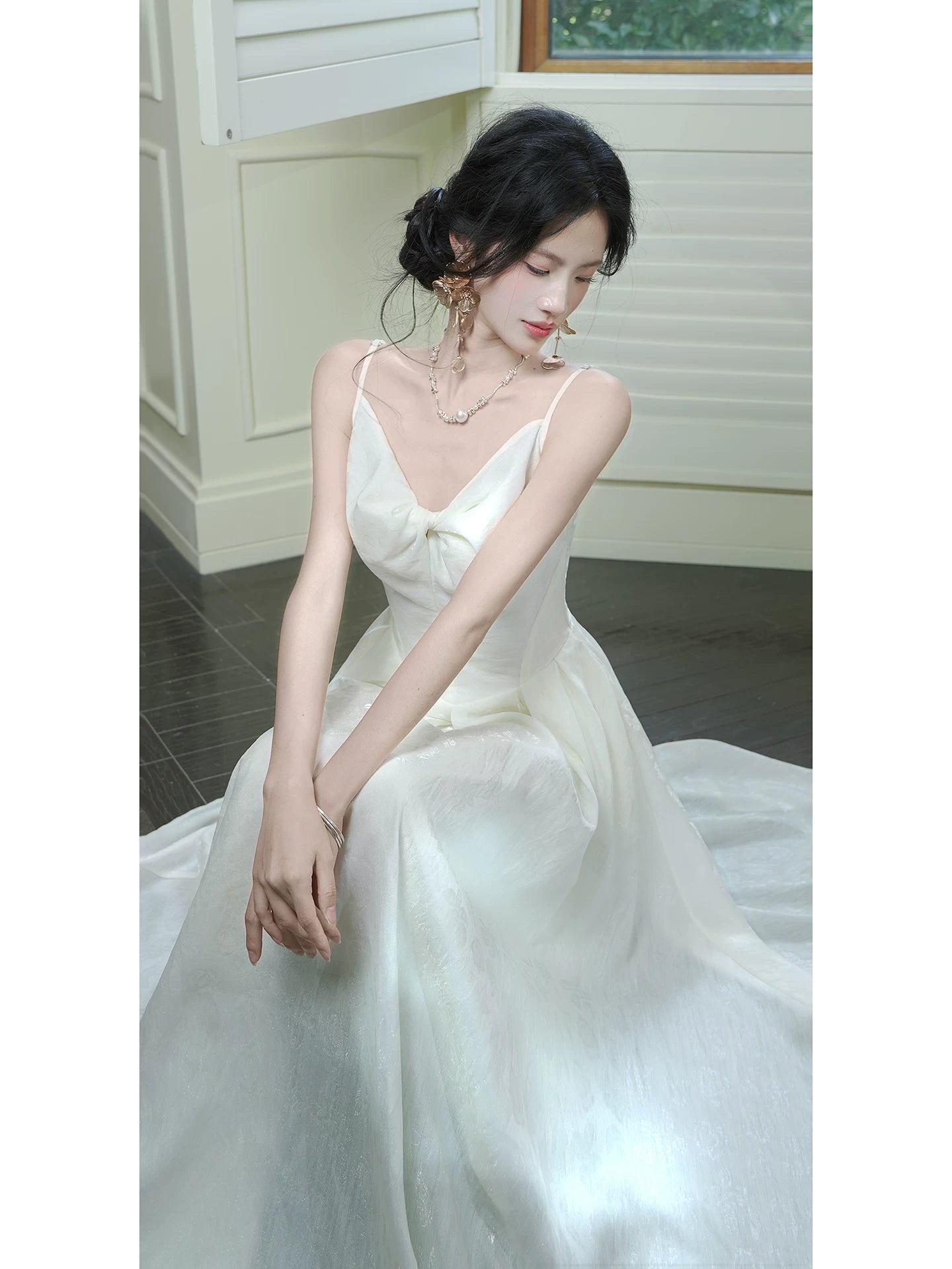 Charming A Line Spaghetti Strap White Lace 18th Birthday Gown For Women Party Dresses Holiday Beach Outfits MP211