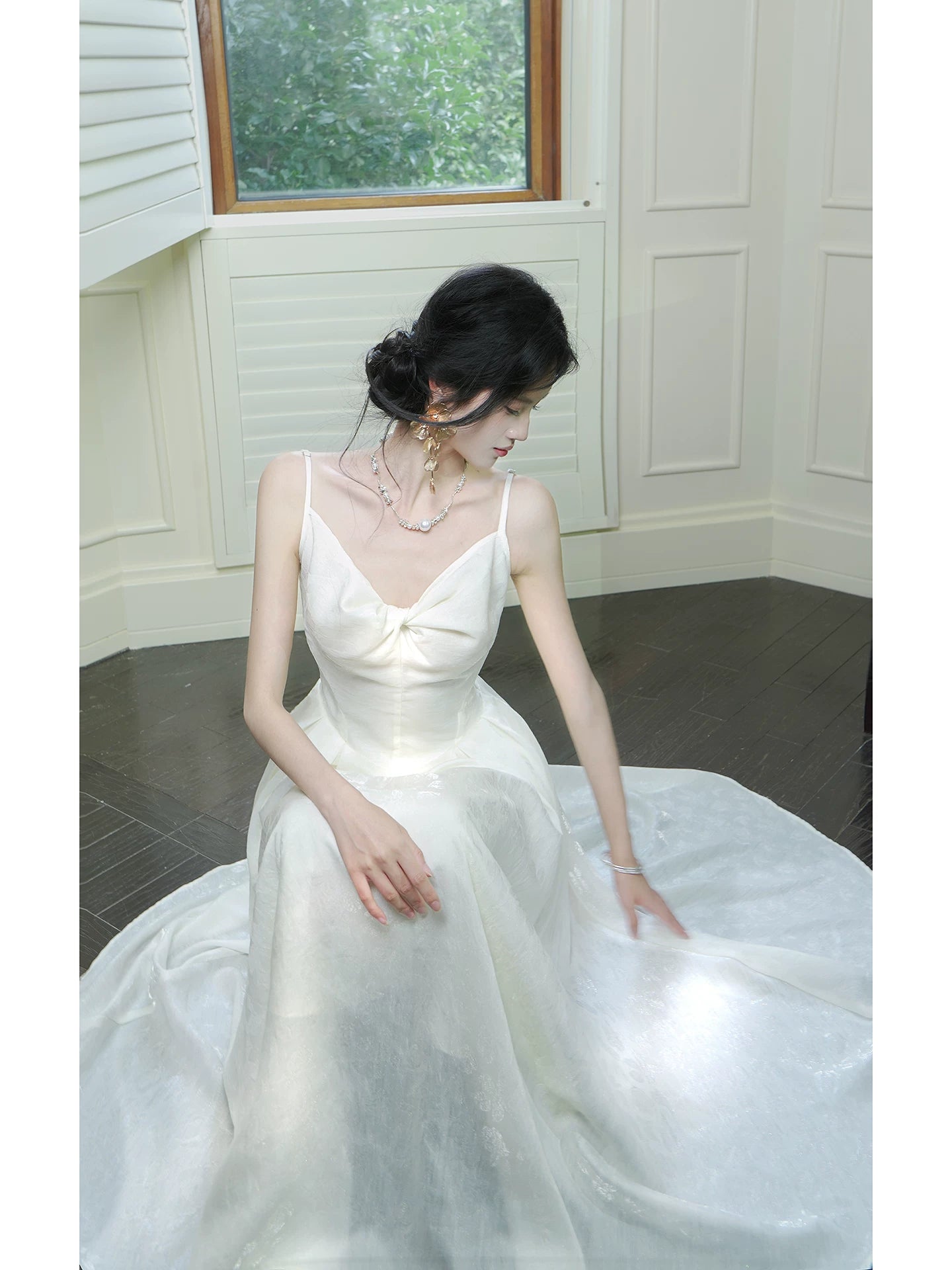 Charming A Line Spaghetti Strap White Lace 18th Birthday Gown For Women Party Dresses Holiday Beach Outfits MP211