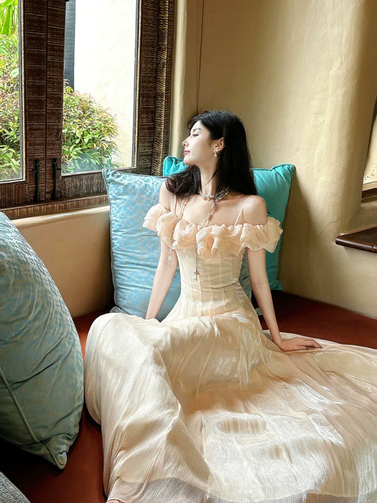 Elegant A Line Off The Shoulder Pink 18th Birthday Gown For Women Party Dresses Holiday Beach Outfits MP218