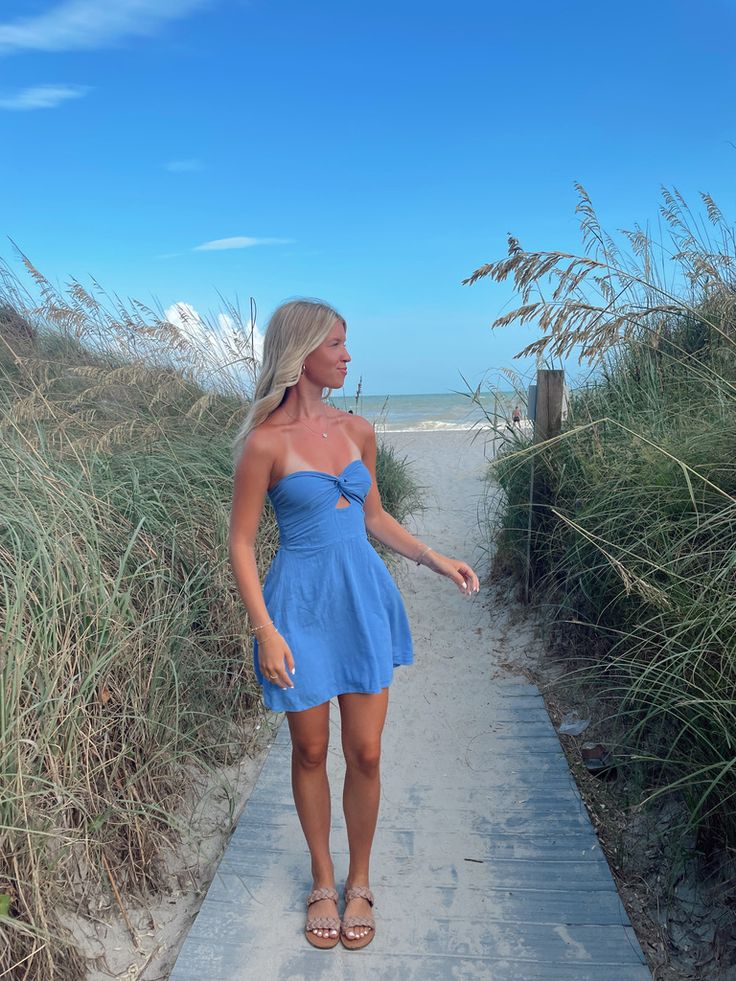 Mignonne Robe Courte de Bal/Cocktail Bleue Évasée Cœur Mini Robe de Soirée MP1409