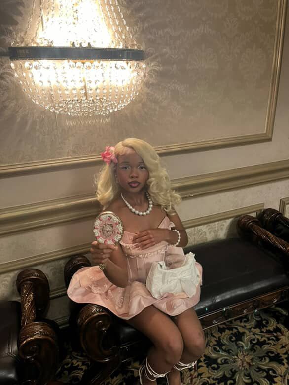 Robe de bal mignonne bustier rose poudré avec dentelle satin courte mini 15 16 tenues d'anniversaire robe de rentrée MP756