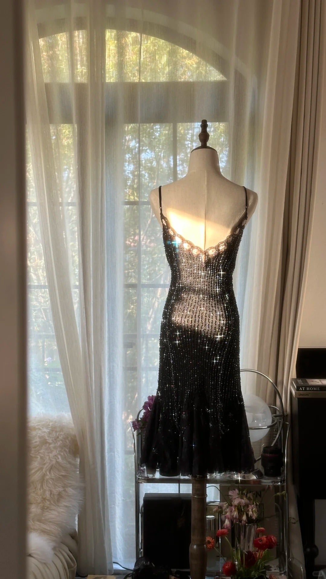 Glitter Homecoming Dresses Mermaid Spaghetti Strap Black Knee Length Cocktail Graduation Outfits MP1136